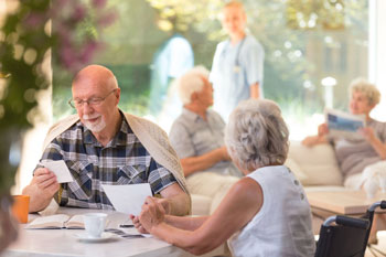 Seniors at a Retirement Residence