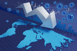 Turbulent global markets due to covid-19 