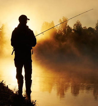 A retirement activity for Ted, fishing.